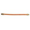 3/4 in. FIP/MIP x 3/4 in. PEX Barb (brass, pre-torqued) 7/8" OD Tube - Corrugated Copper Water Heater Connector