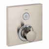 15762821 ShowerSelect Square Thermostatic Trim for 1 Function, In Brushed Nickel