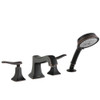 31312921 Metris C 4-Hole Roman Tub Set Trim with 1.8 GPM Handshower, In Rubbed Bronze