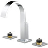 65380LF-PCLHP-ECO Widespread Lavatory Faucet Less Handles in Chrome Finish, 1.2gpm Flow Rate