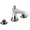 65360LF-PCLHP-ECO Widespread Lavatory Faucet Less Handles in Chrome Finish, 1.2gpm Flow Rate