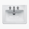 60 Series 23.62-in W x 18.11-in L Sink White