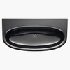 1100MUNE 100 Series 39.37-in W x 19.69-in L Sink Black