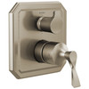 Pressure Balance Valve with Integrated 6-Function Diverter Trim in Brushed Nickel