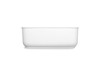 Spectacle 60"x32" Oval Acrylic Freestanding Bathtub in White