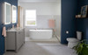 Spectacle 66"x34" Oval Acrylic Freestanding Bathtub in White