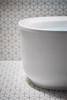 Spectacle 66"x34" Oval Acrylic Freestanding Bathtub in White