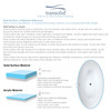36.42-in W x 66.54-in L x 21.65-in H Bathtub White 36.42-in W x 66.54-in L x 21.65-in H Bathtub White