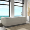 T4240-BN Roslyn Floor Mounted Freestanding Tub Filler With Hand Shower, Brushed Nickel