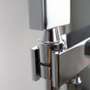 T4240-PC Roslyn Floor Mounted Freestanding Tub Filler With Hand Shower, Polished Chrome
