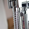 T4240-PC Roslyn Floor Mounted Freestanding Tub Filler With Hand Shower, Polished Chrome