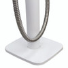 T4250-WH/BN Blythe Floor Mounted Freestanding Tub Filler With Hand Shower, White/Brushed Nickel