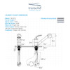 Single Lever Laundry Faucet with pull-out spray. Polished chrome.