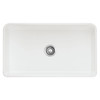 SINK 33X19 NHL SGL BWL 525012 WHITE APRON FRONT CERANA