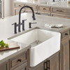 SINK 33X19 NHL SGL BWL 525012 WHITE APRON FRONT CERANA