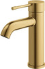 Single-Handle Bathroom Faucet, Small Size in Brushed Cool Sunrise Finish
