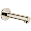 Tub Spout without Diverter in Polished Nickel Finish