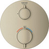 24107EN0 Grohtherm Single Function 2-Handle Thermostatic Trim in Brushed Nickel Infinity Finish
