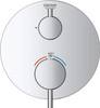 24150003 Atrio Single Function 2-Handle Thermostatic Trim in StarLight Chrome Finish