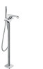 Thermostatic Freestanding Tub Filler Trim with Handshower in Chrome