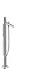Freestanding Tub Filler Trim with Zero Handle and Handshower in Chrome