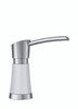 KF-442036 Artona Pull-Down Kitchen Faucet with Soap Dispenser in White/Stainless