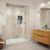 FLU6030R-39 Linear 60-in W x 30-in L Rectangular Alcove Concealed End Drain Shower Base with Right Hand Drain in Grey