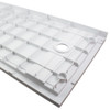 FLU6032R-31 Linear 60-in W x 32-in L Rectangular Alcove Concealed End Drain Shower Base with Right Hand Drain in White