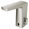 0.35 GPM DC Powered Selectronic Faucet with Above-Deck Mixing in Brushed Nickel Finish