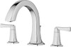 T353900.002 Roman Tub Faucet for Flash Rough-In Valves in Polished Chrome Finish