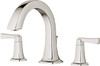 T353900.013 Roman Tub Faucet for Flash Rough-In Valves in Polished Nickel Finish