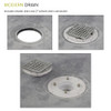 Ready to Tile 60-in Long x 36-in Wide Shower Base with Right Hand Drain in Dark Grey