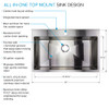 TFH-3622-SS 36-in. Stainless Steel Laundry Sink with Wash Stand in Brushed Satin TFH-3622-SS 36-in. Stainless Steel Laundry Sink with Wash Stand in Brushed Satin