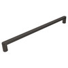 MBDT606008C-R-MB Frameless sliding shower door with fixed panel in matte black with clear glass texture and Riley handles