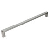MBDT606008FR-R-PC Frameless sliding shower door with fixed panel in polished chrome with frosted glass texture and Riley handles