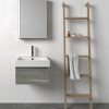 50 Series Base Cabinet Grey Oak Cross Curve