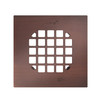 4-1/4" Square Rubbed Bronze 