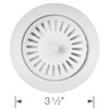 240319 Color-Coordinated Metal Basket Strainer in White