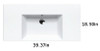 Catalano 110VPUP00 Premium 100 Series Wall-Mounted Washbasin