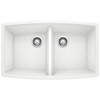 KA-440071 Performa Equal Double Bowl Sink Kit in White