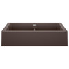 KA-526552 Vintera 33" Equal Double Apron Sink Kit in Café