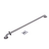 1-1/4" x 42" Stainless Steel Grab Bar w/ Concealed Flange, Peened Finish