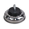 Standard Sink Basket Strainer, Stainless Steel Body and Basket. Rubber Stopper w/ Chromed Plastic Post