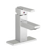 Monoblock 1.5 GPM Lavatory Faucet with Metal Speed Connect Pop-Up Drain in Chrome
