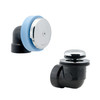 DBlue Half Kit, Schedule 40 - PVC Touch-Toe Stopper w/ Chrome Finish Trim and Test Plug
