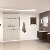 SWK603696-28V SaraMar 60-in x 36-in x 96-in Glue to Wall 3-Piece Shower Wall Trimmable Kit, Cashew Velvet