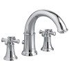 Deck-Mount 1.5 GPM Tub Filler with Metal Cross Handles in Chrome