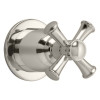 Volume Control Trim Kit with Metal Cross Handle in Satin