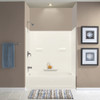 K-3060L-350BN 60-in x 30-in Tub/Shower Kit with Left Drain, Bone