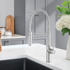 Catris Semi-Pro 1.5 GPM Faucet, PVD Steel